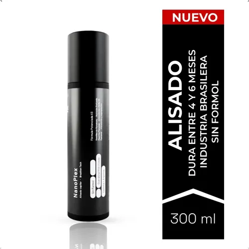 Alisado Nanoplex Hew Keratin Brasilero 300ml