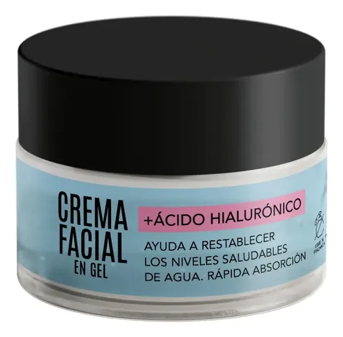 Crema Facial Gel Get the Look Ácido Hialurónico Hidratante Sin Fragancia