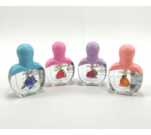 Set X 4 Brillo Labial Glip Gloss Frutales Pink 21 Aplicador