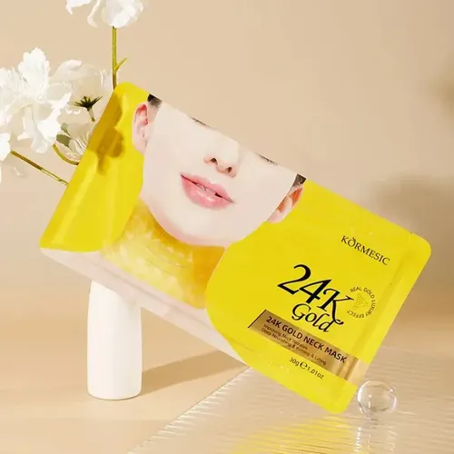 Pack Mascarilla Reafirmante Cuello Colágeno 24k Gold X3