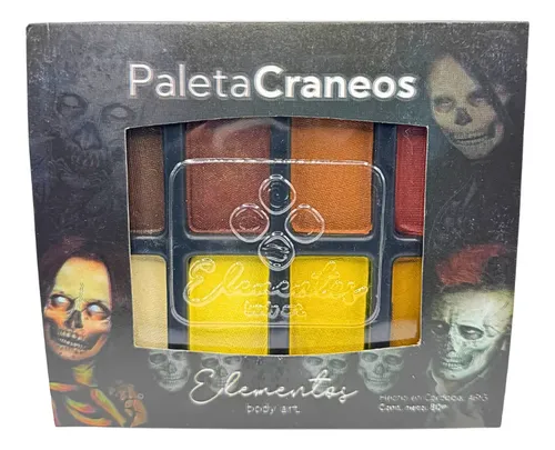 Paleta Maquillaje Craneos 8 Colores