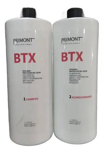 Primont Kit Btx Shampoo Y Acondicionador + Mascara 1lt