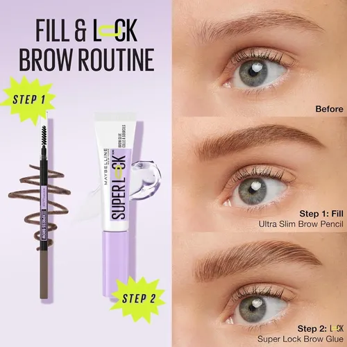 Set De Cejas Ultra Delgado Y Gel Fijador De 24h