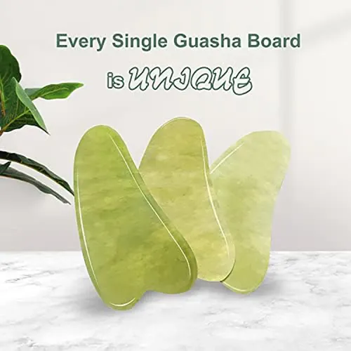 Placa Gua Sha Cuarzo Rosa Facial Cuello Cuerpo