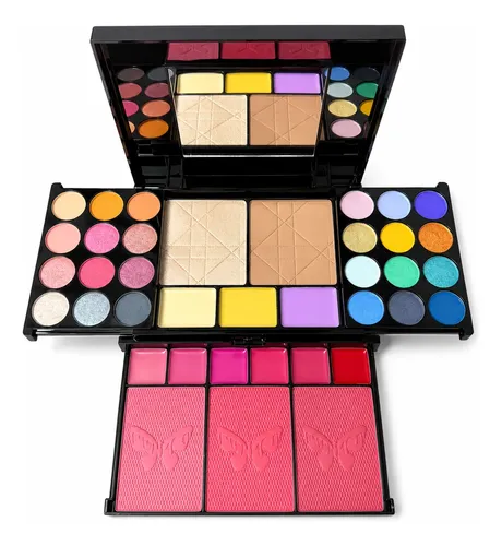 Kit De Maquillaje Completo Sombras, Rubores Y Labiales My