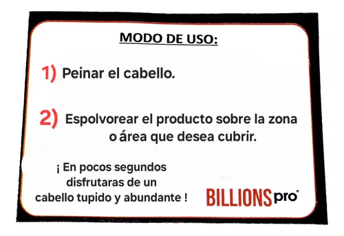 Kit  Fibras Capilares Alopecia Billions Pro Simil Toppik