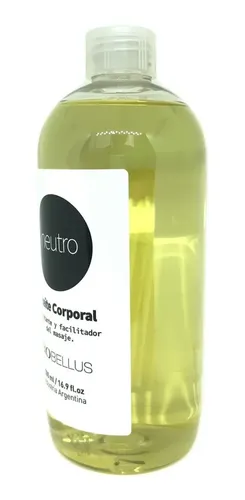 3 Aceites Para Masajes – Neutro – Biobellus 500ml Fragancia Neutra