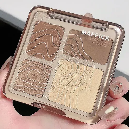Mzpaleta De Contornos De Cuatro Colores Highlight Contour Al