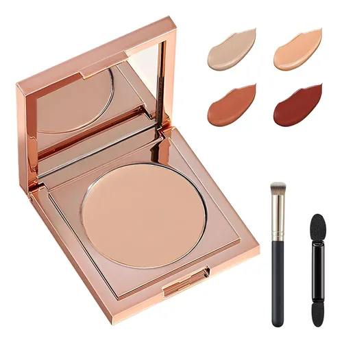 Corrector De Ojeras Voyocuge Cc 10ml Piel Clara Con Brocha