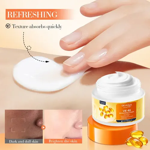 Crema Hidratante Bioaqua Ve + B5, Reparadora E Iluminadora Momento De Aplicación Día/noche Tipo De Piel Mixta