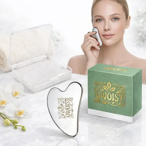 Herramienta Gua Sha Acero Facial Contorno Y Drenaje