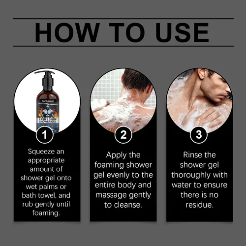 Producto De Cuidado Corporal North Moon Para Hombres Fácil D