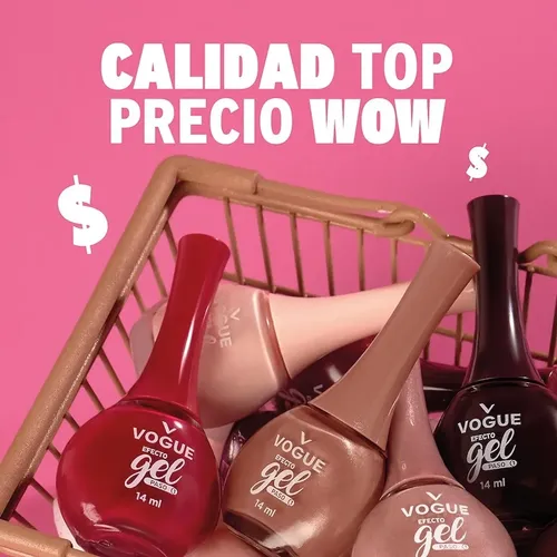 Esmalte Vogue Efecto Gel Antojo 14 Ml Unica