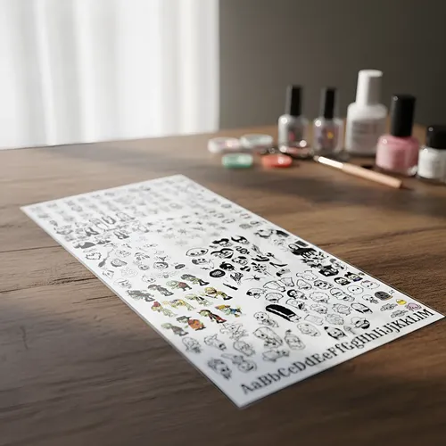 Plantillas Plastificadas Para Nail Art Stickers Arabescos