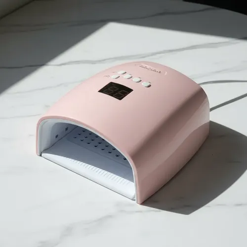 Cabina Secador De Uñas Uv Led Inalámbrica Recargable Rosa