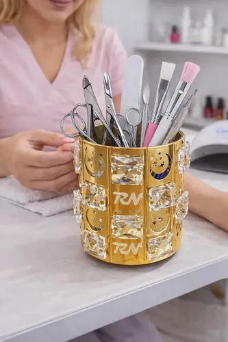 Porta Pinceles Y Brochas Manicura Uñas Boligrafo