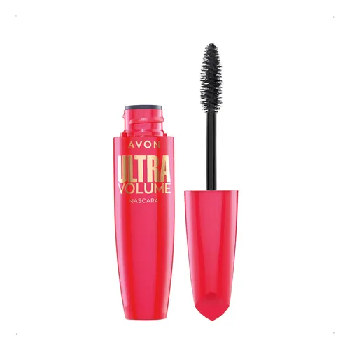 Máscara De Pestañas Avon Ultra Volume Color Negro Lavable