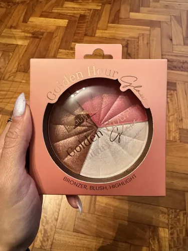 Paleta Maquillaje Beauty Creations Golden Hour Glow 3 En 1