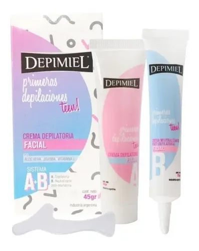 Crema Depilatoria Depimiel Facial Teens 45 g