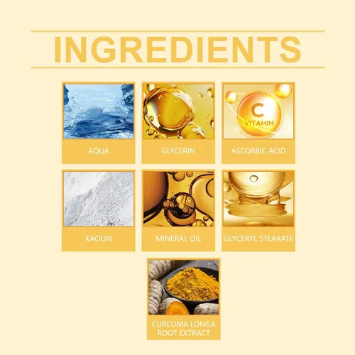 Mascarilla Nutritiva Con Vitamina C Y Cúrcuma Ouhoe, 100 G