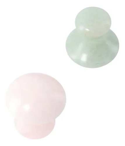Set Gua Sha Y Rodillo Facial Jade Masajeador Rostro Cuello