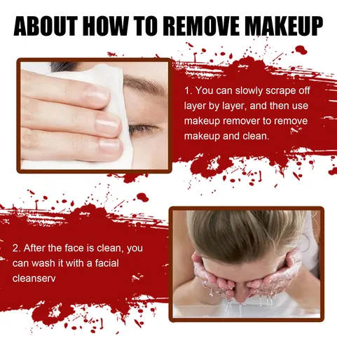 Kit Maquillaje Fx Cera Cicatrices Sangre Falsa