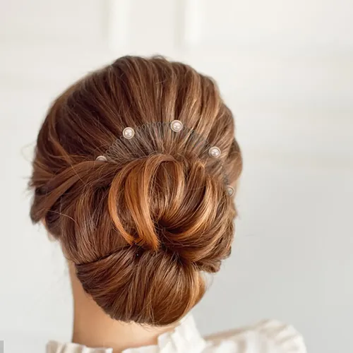 Peines Fijadores For Acabado De Cabello, 4 Unidades, .czq