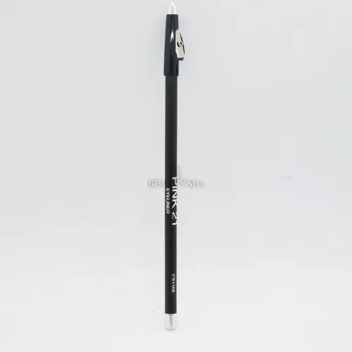 Lapiz Delineador Ojos Negro C/ Sacapuntas Set X 12 Pink 21