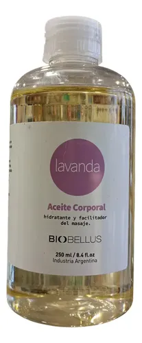 Crema Base Masajes 500g + Aceite Lavanda 250ml Biobellus Tipo de envase Pote