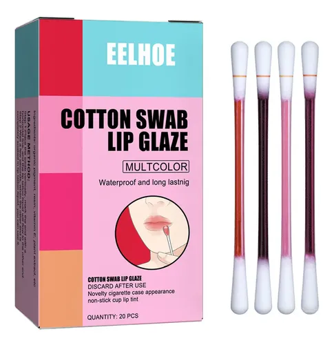 Esmalte Labial Con Bastoncillo De Algodón, Tinte Labial Para