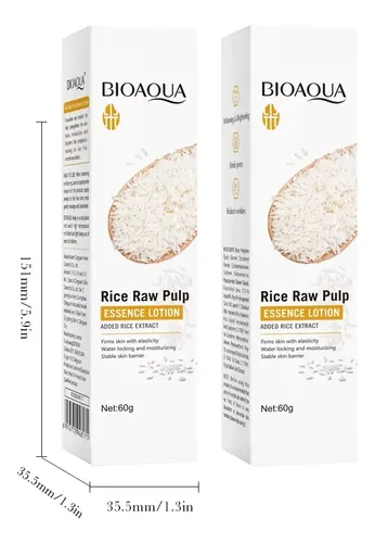 Loción Facial Esencia Pulpa De Arroz Hidratante 60g Bioaqua