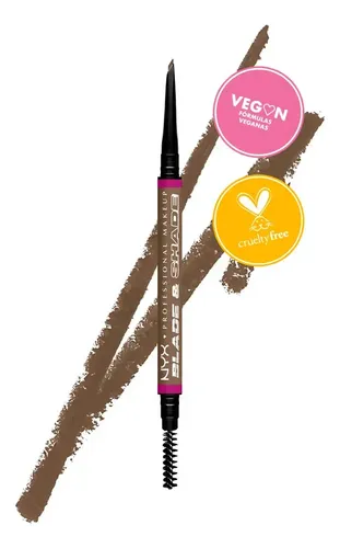lápiz para cejas NYX Professional Makeup Spring Blade & Shade x unidad color taupe