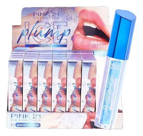 Lip Gloss Pink21 Voluminizador Hidratante Color Cristal 6ml