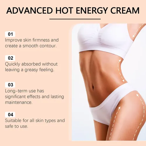 Crema Caliente Reafirmante Cuerpo Y Abdomen 100g