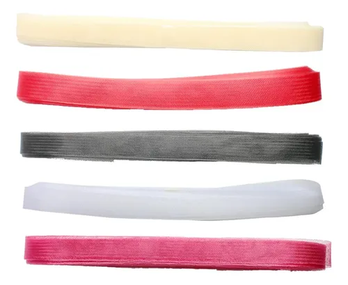 Cinta De Nailon De 25 X 2 Cm Con Ribete De Red Para Costura
