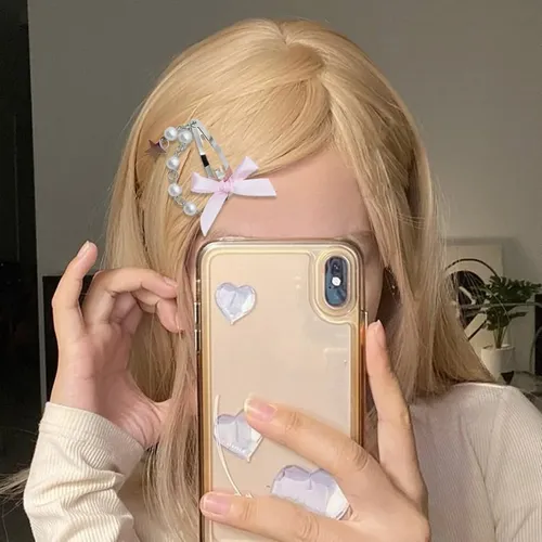 Broche De Pelo Con Cadena Decorativa Y Bonito Diseño