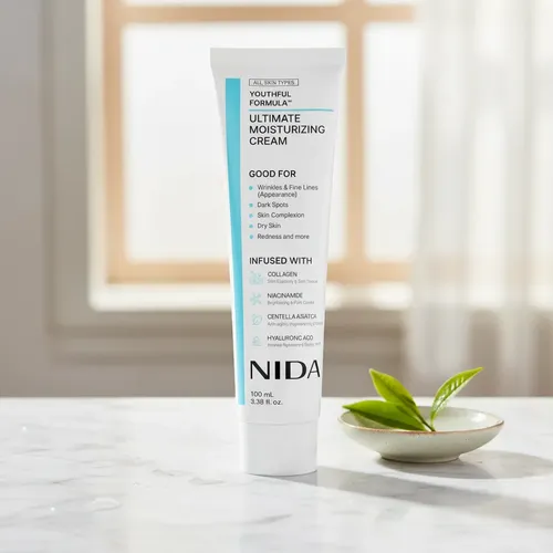 Nida Crema Coreana Piel Porcelana, Hialurónico, Colageno