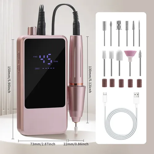 Lima Uñas Bm609 Recargable Eléctrica Quitar Uñas