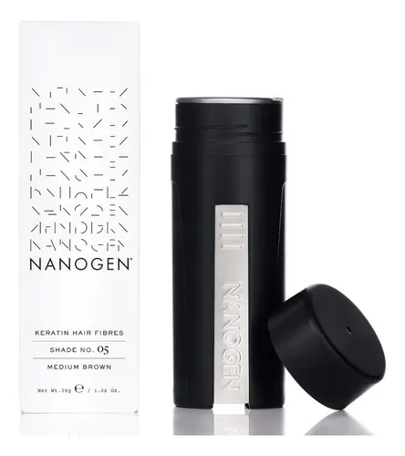Fibras Capilares Nanogen Keratina 30g Marrón Medio