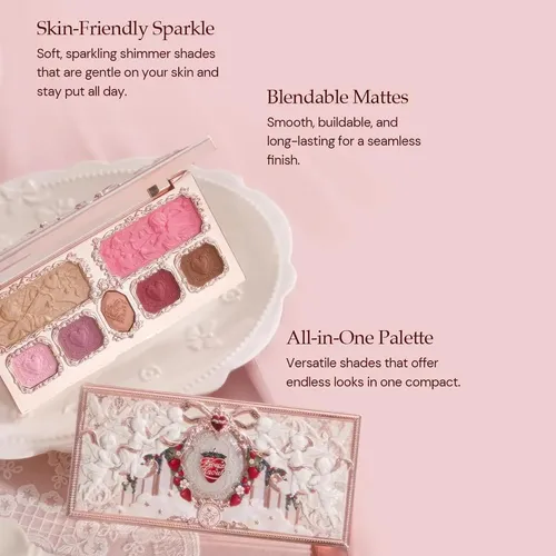 Paleta Flower Knows Strawberry Cupid – 7 Tonos Mate/brillo