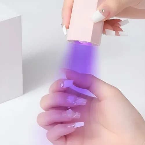 Linterna Uv Led Cabina Portátil Potente Semipermanente Gel $
