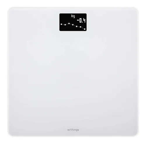 Balanza digital Withings Body 180 kg medidor grasa corporal blanca