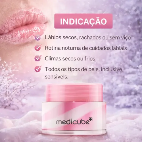 Mascarilla Labial Pdrn Medicube Salmón Colágeno Sleeping Mask