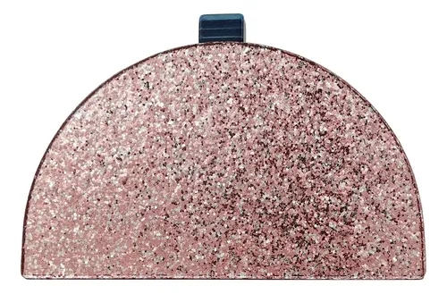Clutch Acrílico Arcoíris Auramiya Caja Rígida