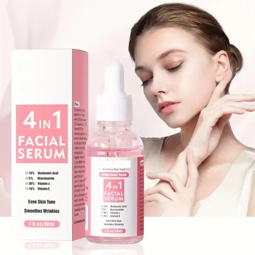 Sérum Facial Hialurónico+nicotinamide+vitaminacy E 4en 1 Momento De Aplicación Noche Tipo De Piel Todo Tipo De Piel