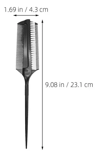 4 Peinetas Doble Cara 2 En 1 Para Teñir Cabello