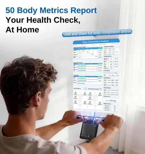 Monitor De Grasa Corporal Smart Scale Ge De 8 Electrodos, 18