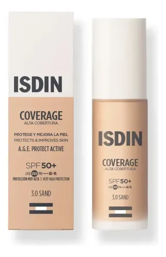 Base maquillaje Isdin Coverage 3 SAND SPF50 30ML