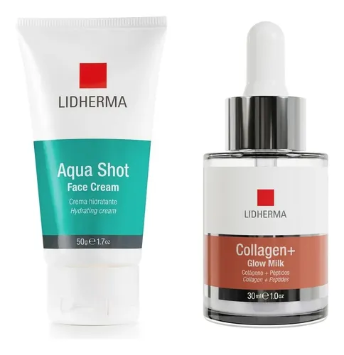 Kit Skincare Collagen Glow Milk + Crema Hidratante Aqua Shot