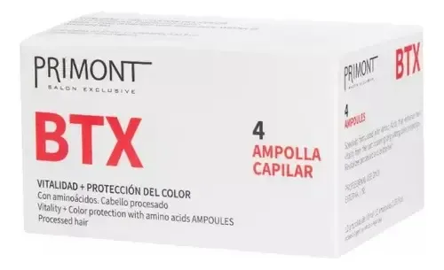 Ampollas Capilar Btx Primont Caja X 12 Unidades
